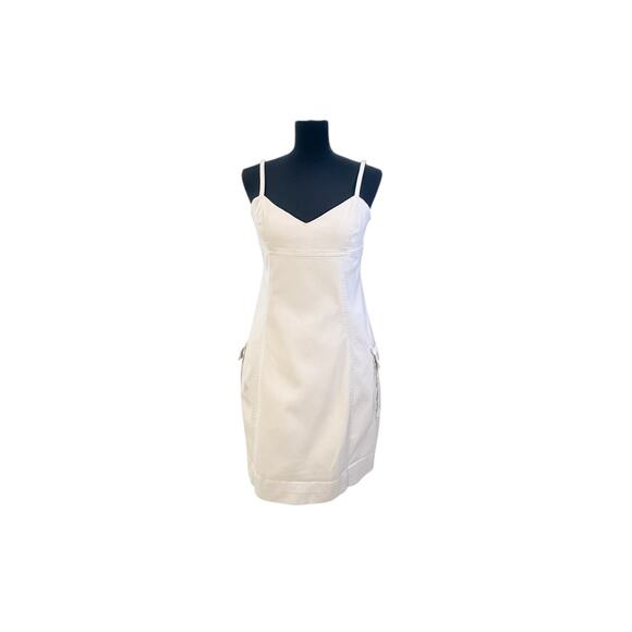 Cotton On Khaki Cargo Pocket Mini Tank Top Dress - M - Picture 1 of 7
